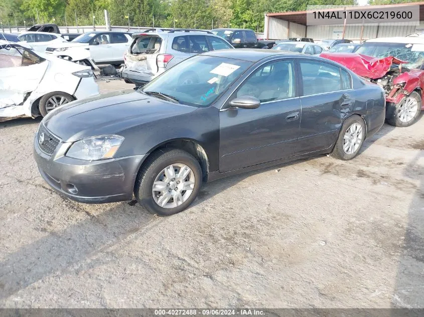 2006 Nissan Altima S/Sl VIN: 1N4AL11DX6C219600 Lot: 40272488