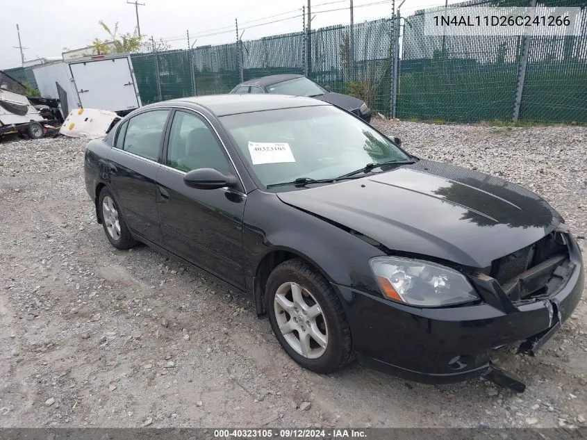 2006 Nissan Altima 2.5 S VIN: 1N4AL11D26C241266 Lot: 40323105