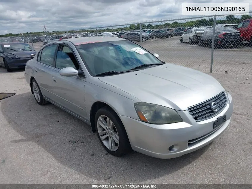 2006 Nissan Altima 2.5 S VIN: 1N4AL11D06N390165 Lot: 40327274