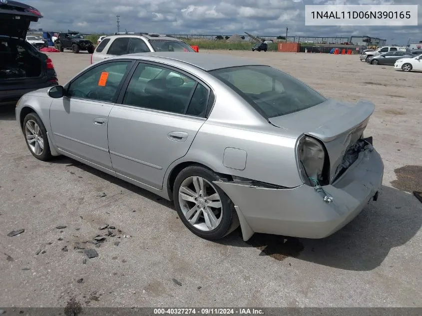 2006 Nissan Altima 2.5 S VIN: 1N4AL11D06N390165 Lot: 40327274