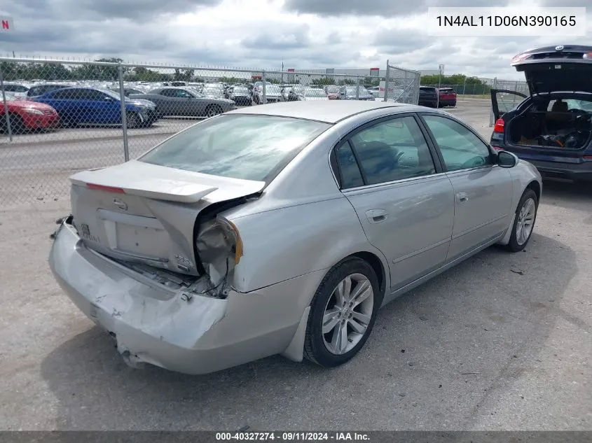 2006 Nissan Altima 2.5 S VIN: 1N4AL11D06N390165 Lot: 40327274