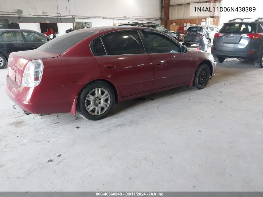 1N4AL11D06N438389 2006 Nissan Altima 2.5 S