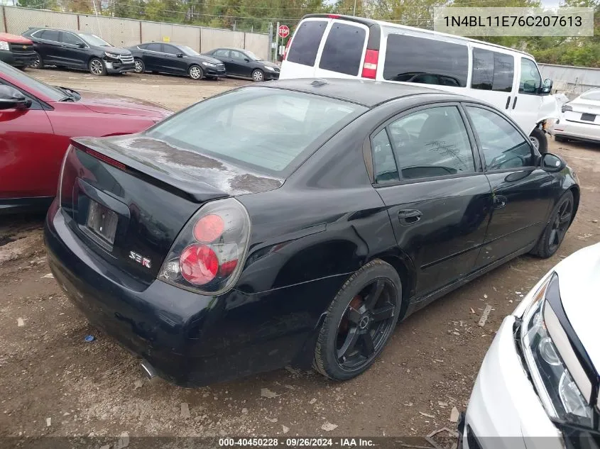 2006 Nissan Altima 3.5 Se-R VIN: 1N4BL11E76C207613 Lot: 40450228