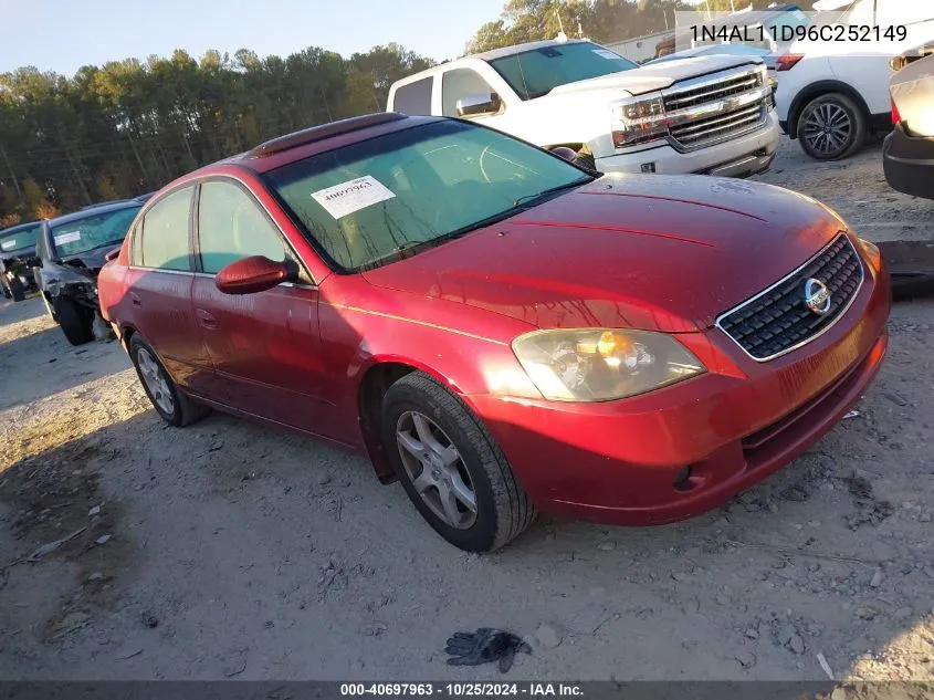 1N4AL11D96C252149 2006 Nissan Altima 2.5 S