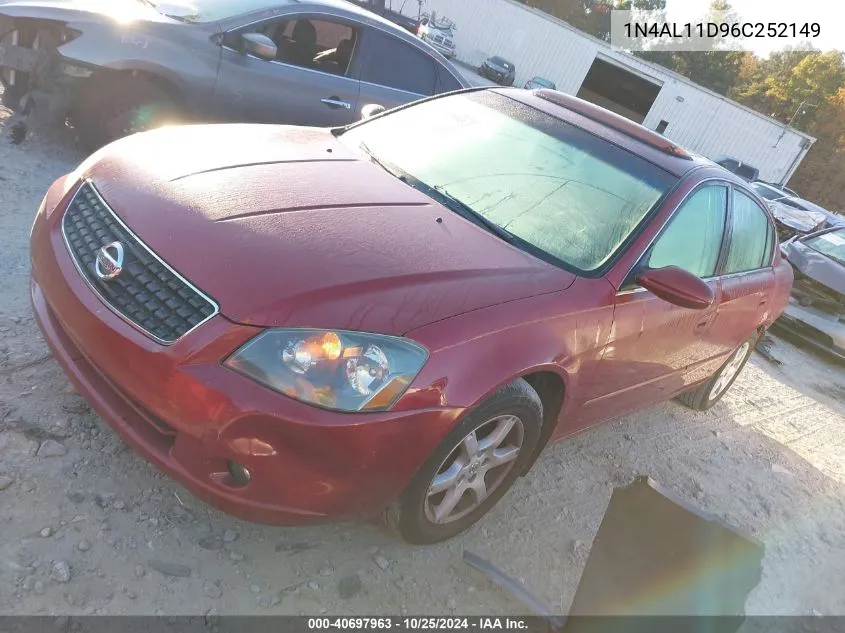 1N4AL11D96C252149 2006 Nissan Altima 2.5 S