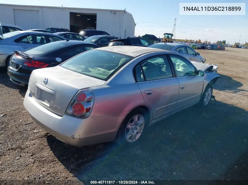 2006 Nissan Altima 2.5 S VIN: 1N4AL11D36C218899 Lot: 40711917