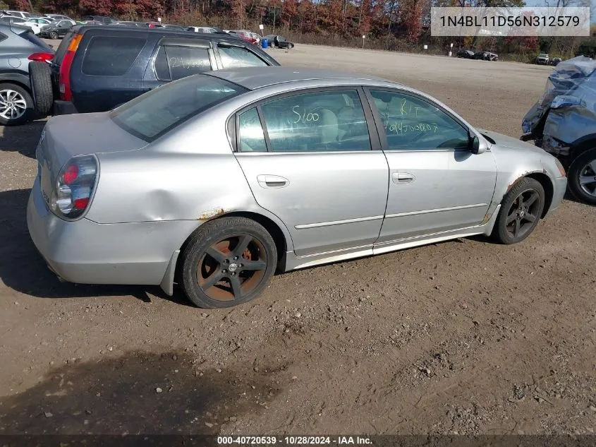 2006 Nissan Altima Se/Sl/Se-R VIN: 1N4BL11D56N312579 Lot: 40720539