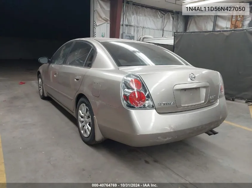 2006 Nissan Altima 2.5 S VIN: 1N4AL11D56N427050 Lot: 40764769