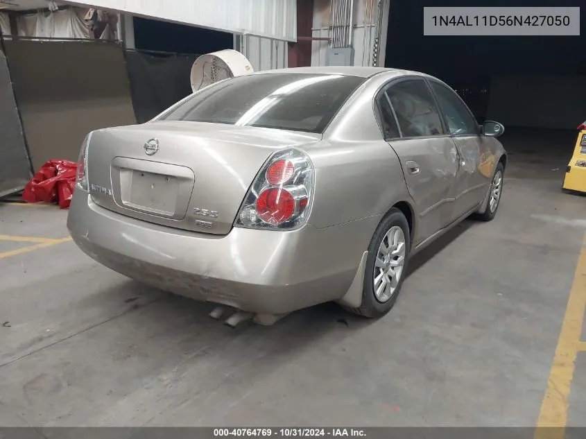 1N4AL11D56N427050 2006 Nissan Altima 2.5 S