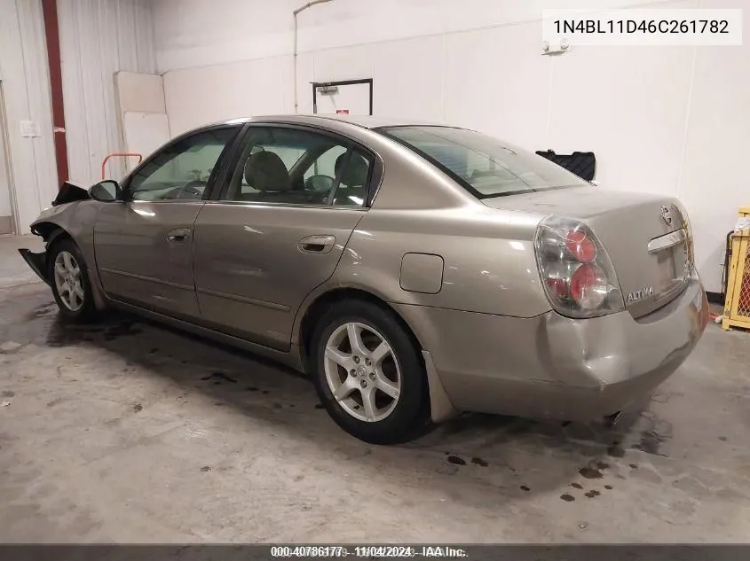 2006 Nissan Altima 3.5 Sl VIN: 1N4BL11D46C261782 Lot: 40786177