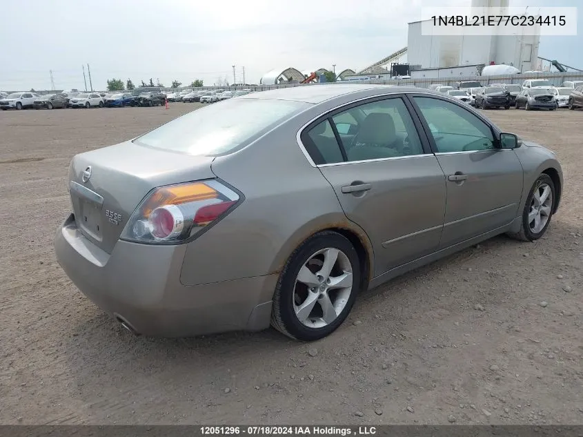 2007 Nissan Altima 3.5Se/3.5Sl VIN: 1N4BL21E77C234415 Lot: 12051296