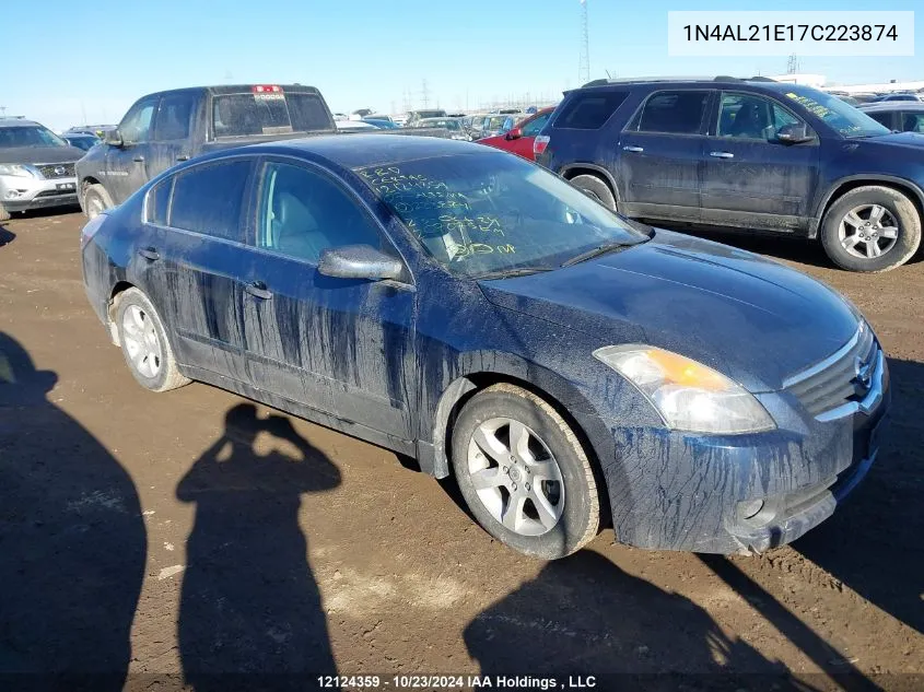 2007 Nissan Altima 2.5/2.5S VIN: 1N4AL21E17C223874 Lot: 12124359