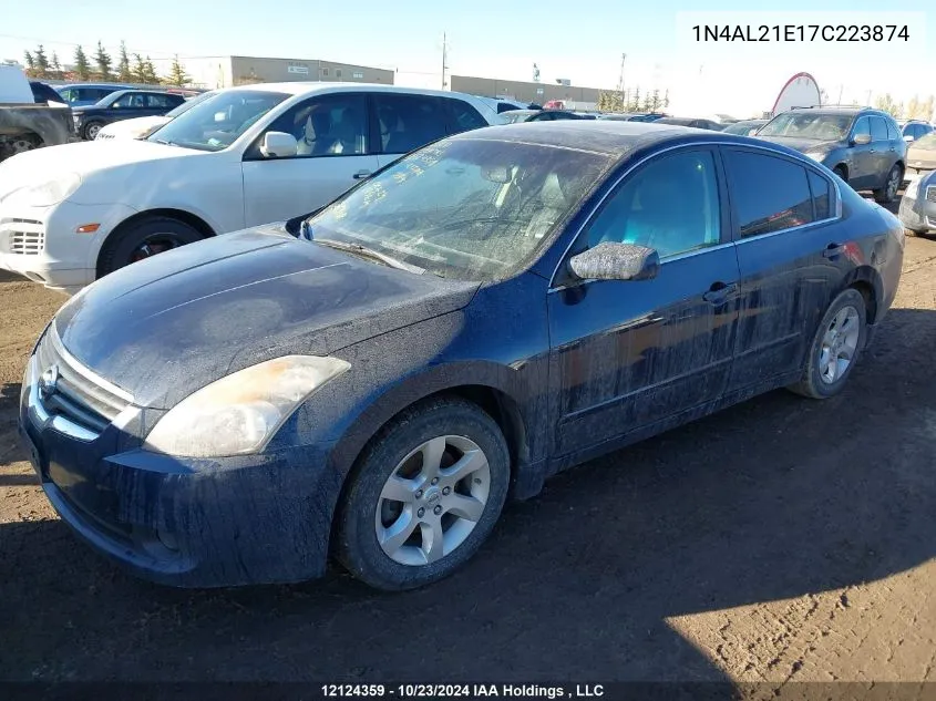 2007 Nissan Altima 2.5/2.5S VIN: 1N4AL21E17C223874 Lot: 12124359