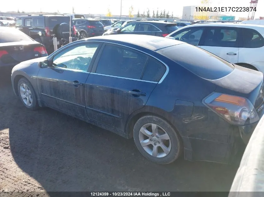 2007 Nissan Altima 2.5/2.5S VIN: 1N4AL21E17C223874 Lot: 12124359