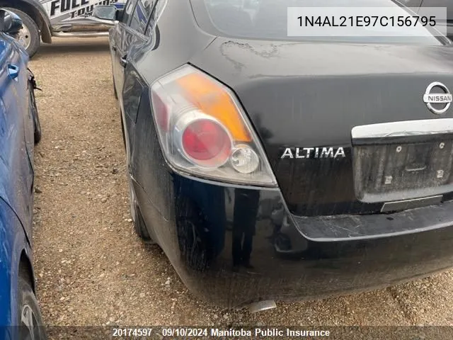 2007 Nissan Altima 2.5 S VIN: 1N4AL21E97C156795 Lot: 20174597