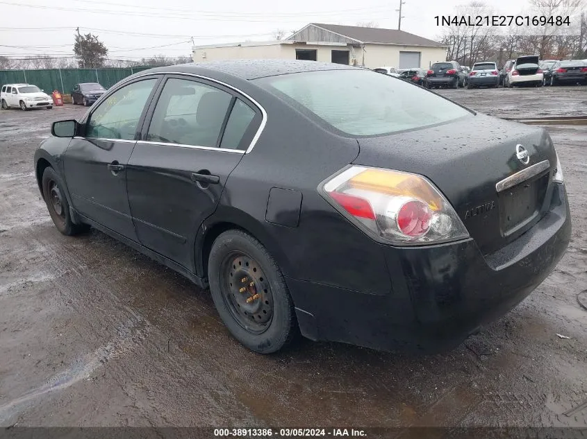 2007 Nissan Altima 2.5 S VIN: 1N4AL21E27C169484 Lot: 38913386