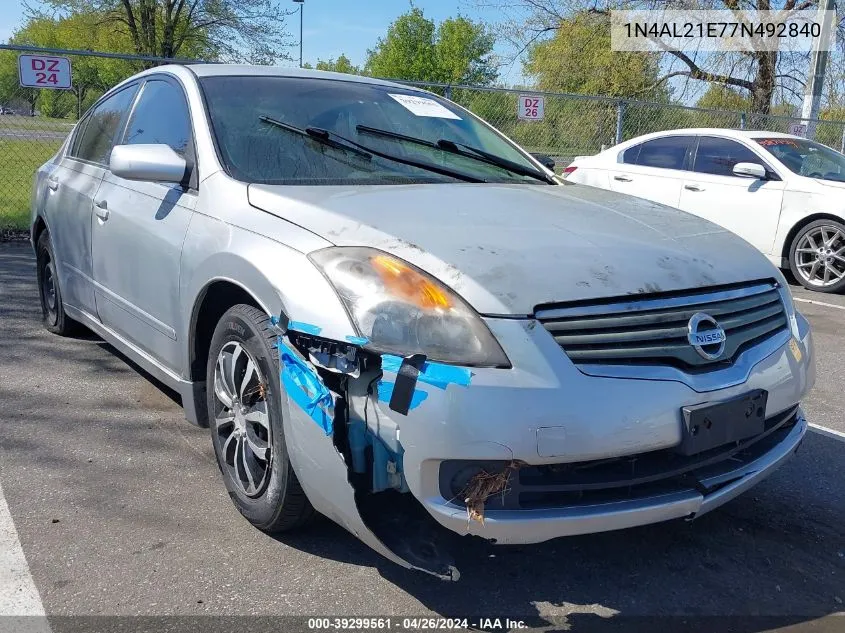 1N4AL21E77N492840 2007 Nissan Altima 2.5 S