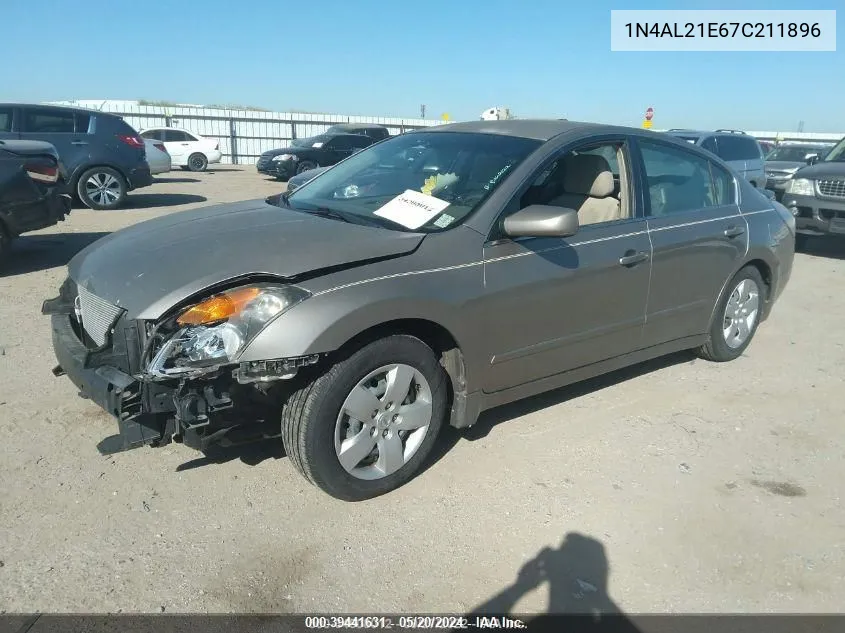 2007 Nissan Altima 2.5 S VIN: 1N4AL21E67C211896 Lot: 39441631