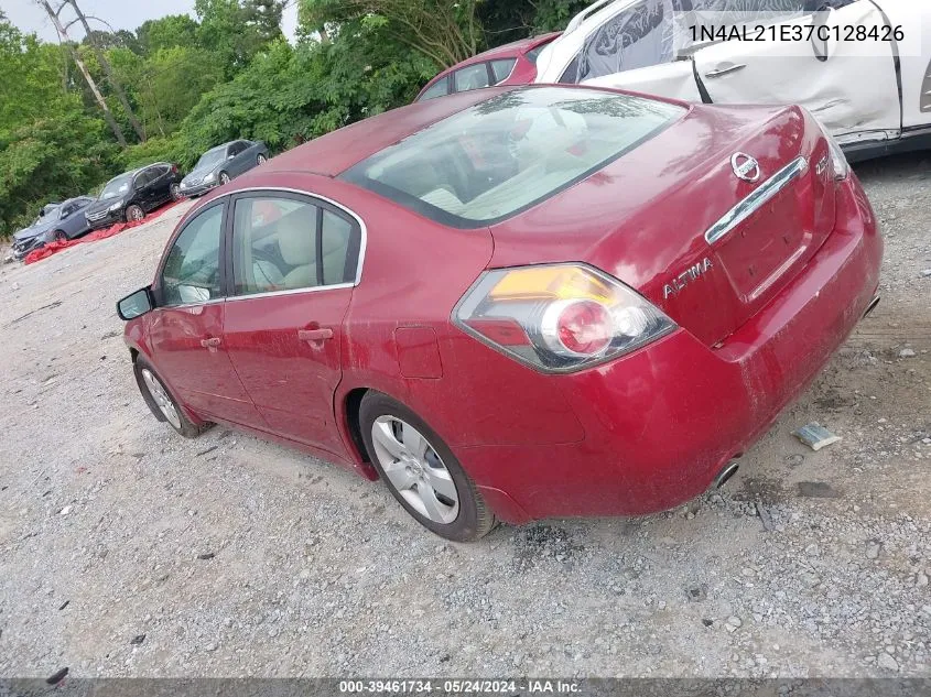 2007 Nissan Altima 2.5 S VIN: 1N4AL21E37C128426 Lot: 39461734