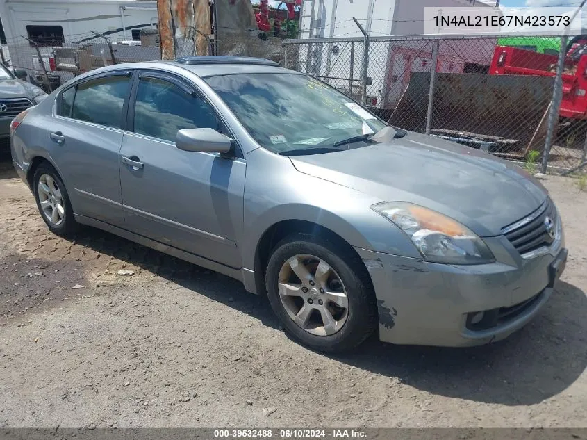 2007 Nissan Altima 2.5 S VIN: 1N4AL21E67N423573 Lot: 39532488