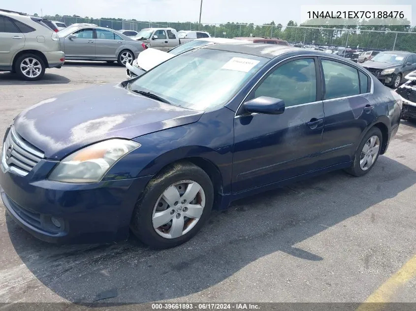 2007 Nissan Altima 2.5 S VIN: 1N4AL21EX7C188476 Lot: 39661893