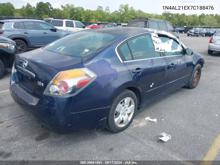 2007 Nissan Altima 2.5 S VIN: 1N4AL21EX7C188476 Lot: 39661893