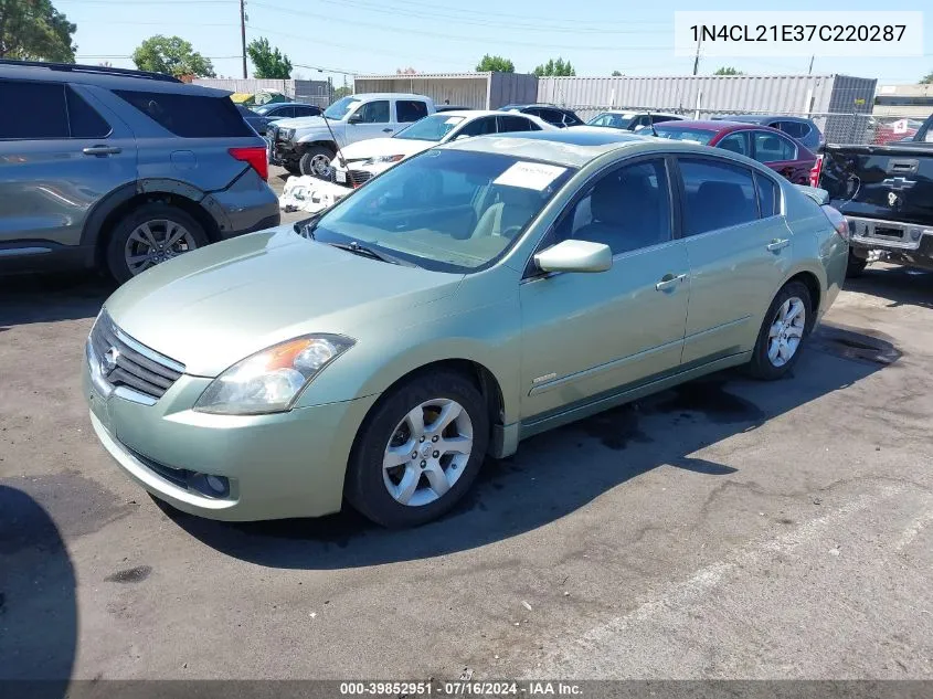 2007 Nissan Altima Hybrid VIN: 1N4CL21E37C220287 Lot: 39852951