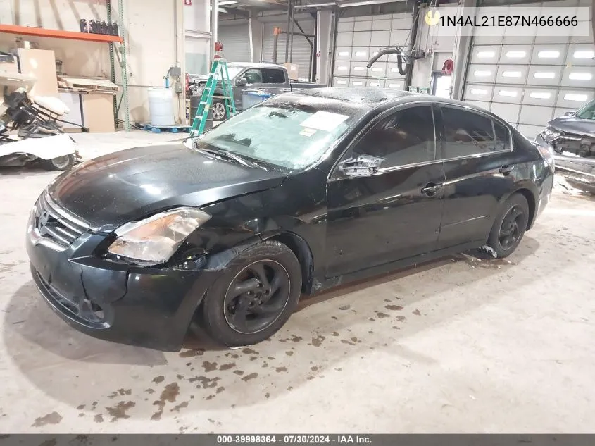 1N4AL21E87N466666 2007 Nissan Altima 2.5 S