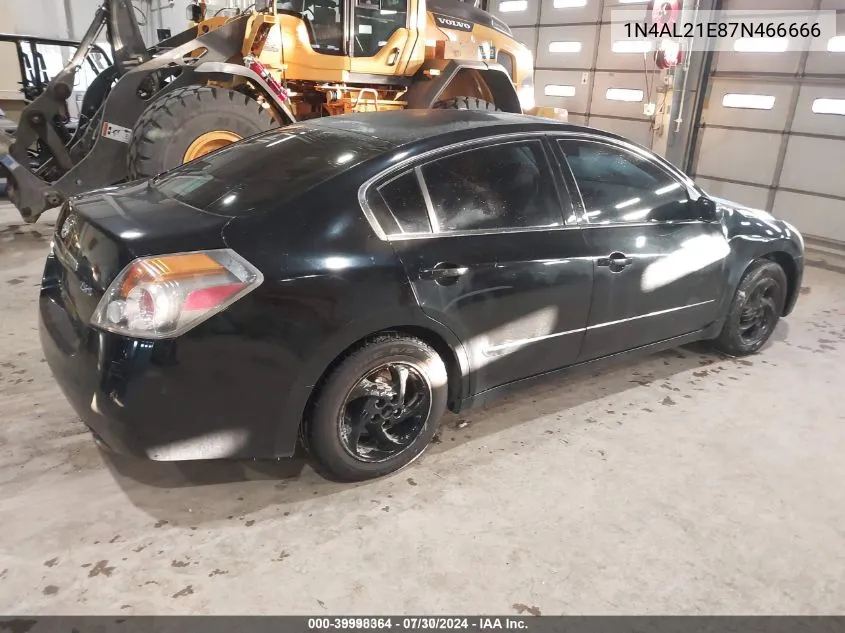 1N4AL21E87N466666 2007 Nissan Altima 2.5 S