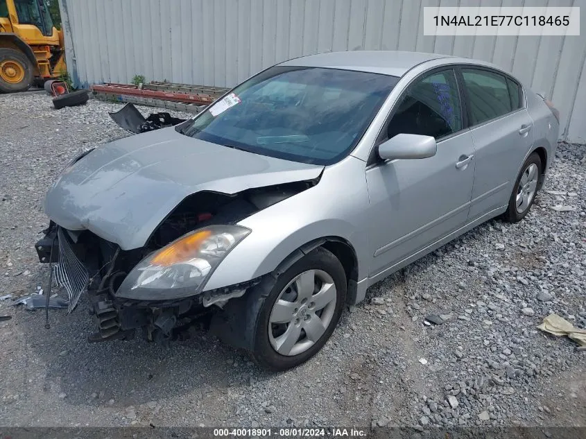 1N4AL21E77C118465 2007 Nissan Altima 2.5 S