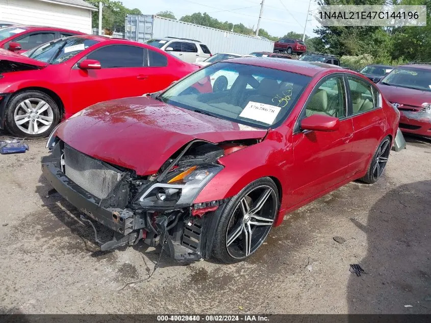 2007 Nissan Altima 2.5 S VIN: 1N4AL21E47C144196 Lot: 40029440