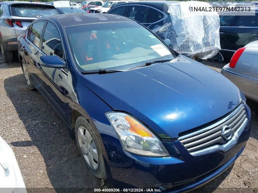 2007 Nissan Altima 2.5 S VIN: 1N4AL21E97N442313 Lot: 40089206