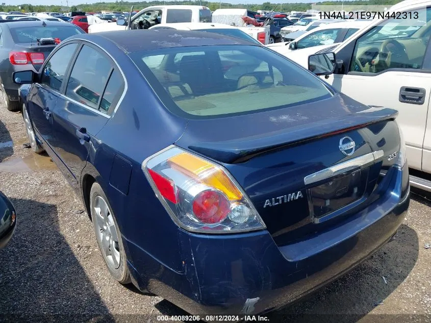 2007 Nissan Altima 2.5 S VIN: 1N4AL21E97N442313 Lot: 40089206