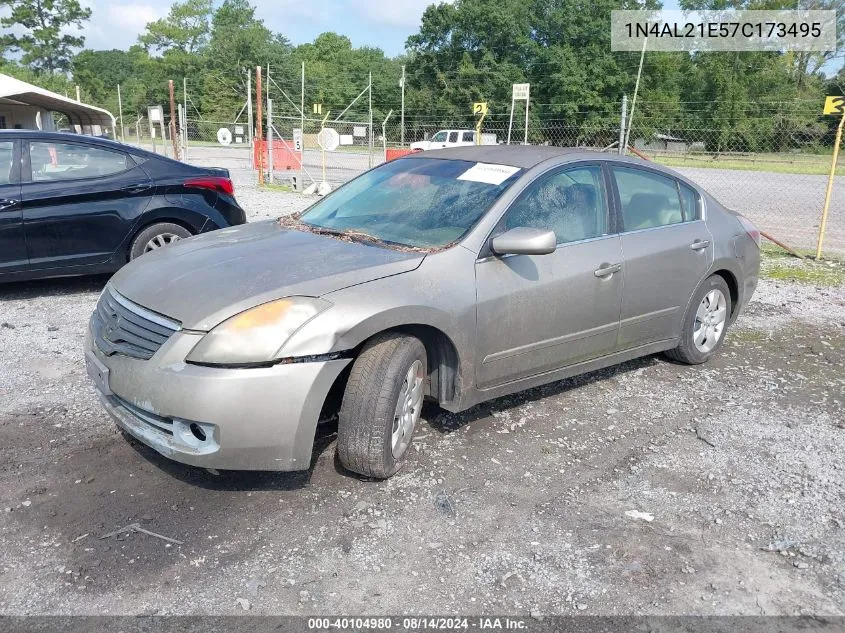 2007 Nissan Altima 2.5 S VIN: 1N4AL21E57C173495 Lot: 40104980