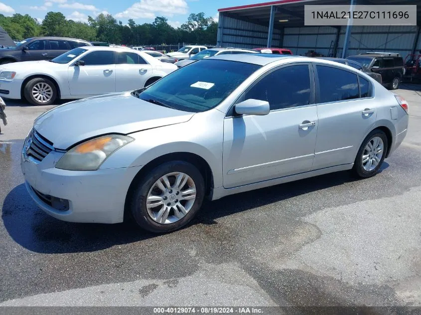 1N4AL21E27C111696 2007 Nissan Altima 2.5 S