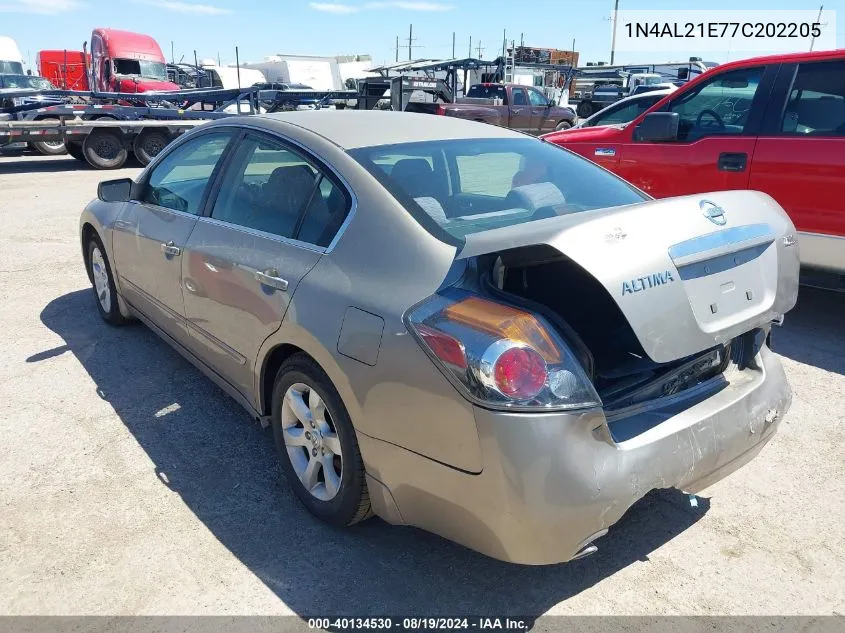 2007 Nissan Altima 2.5 S VIN: 1N4AL21E77C202205 Lot: 40134530