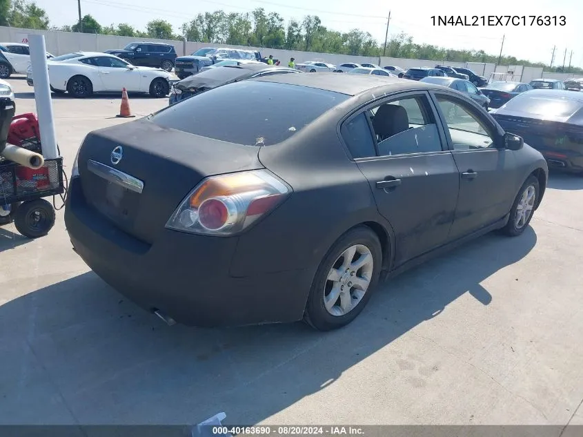 2007 Nissan Altima 2.5 S VIN: 1N4AL21EX7C176313 Lot: 40163690