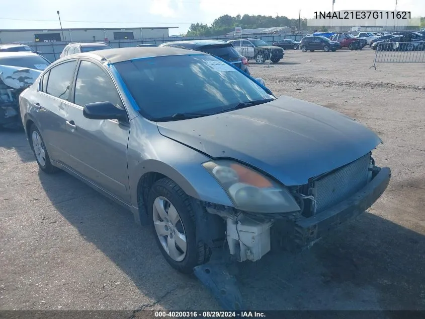 2007 Nissan Altima 2.5/2.5S VIN: 1N4AL21E37G111621 Lot: 40200316