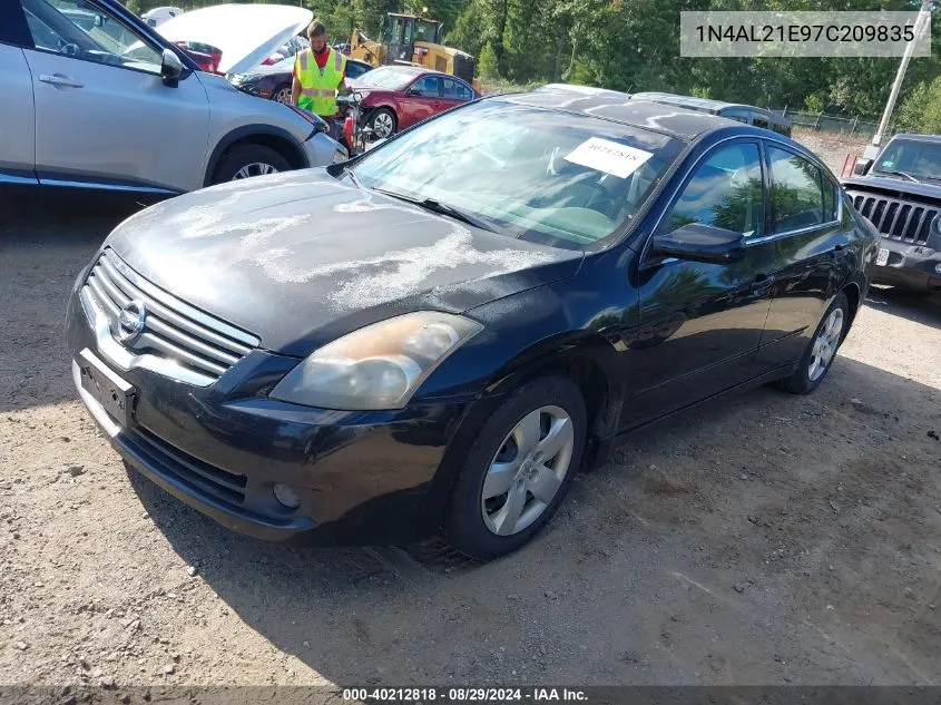 2007 Nissan Altima 2.5 S VIN: 1N4AL21E97C209835 Lot: 40212818