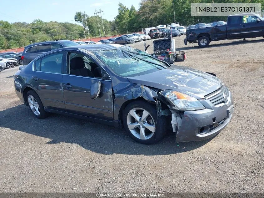 2007 Nissan Altima 3.5 Se VIN: 1N4BL21E37C151371 Lot: 40222258