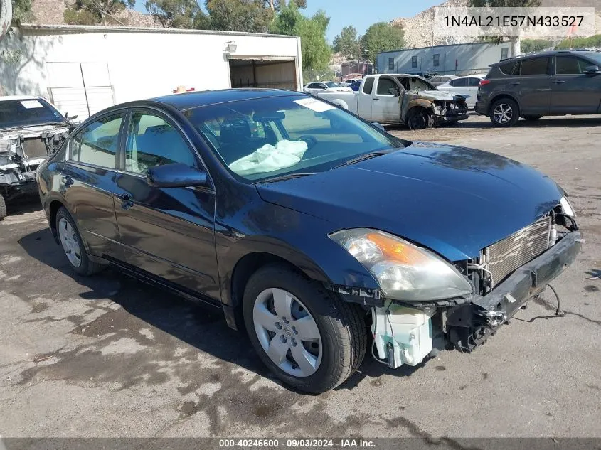 2007 Nissan Altima 2.5 S VIN: 1N4AL21E57N433527 Lot: 40246600