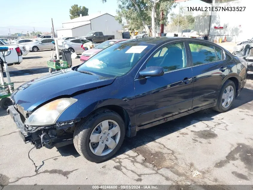 2007 Nissan Altima 2.5 S VIN: 1N4AL21E57N433527 Lot: 40246600