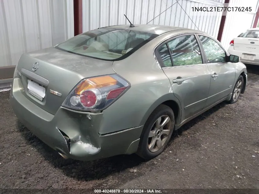 2007 Nissan Altima Hybrid VIN: 1N4CL21E77C176245 Lot: 40248878