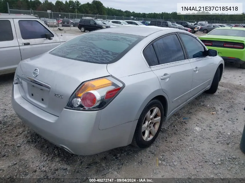 1N4AL21E37C185418 2007 Nissan Altima 2.5 S