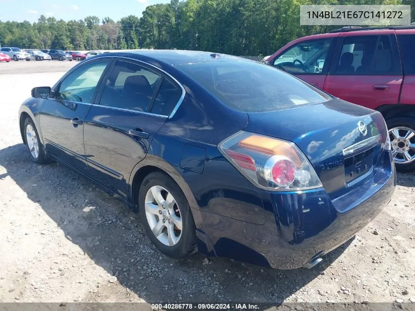 2007 Nissan Altima 3.5 Sl VIN: 1N4BL21E67C141272 Lot: 40286778