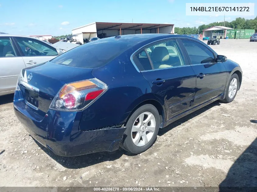 2007 Nissan Altima 3.5 Sl VIN: 1N4BL21E67C141272 Lot: 40286778