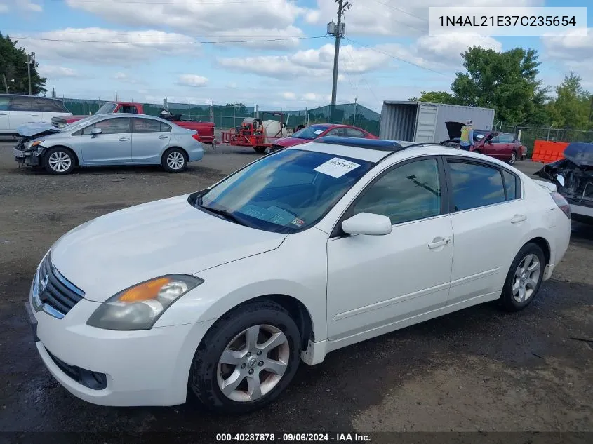 2007 Nissan Altima 2.5 S VIN: 1N4AL21E37C235654 Lot: 40287878