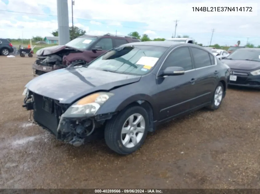 2007 Nissan Altima 3.5 Sl VIN: 1N4BL21E37N414172 Lot: 40289566