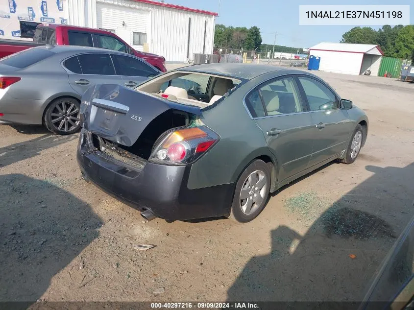 1N4AL21E37N451198 2007 Nissan Altima 2.5 S