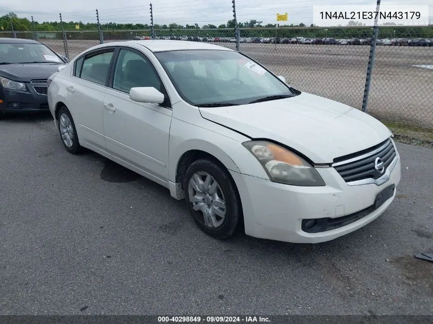 2007 Nissan Altima 2.5 S VIN: 1N4AL21E37N443179 Lot: 40298849